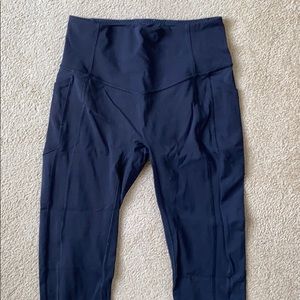 Lululemon all the right places crop leggings